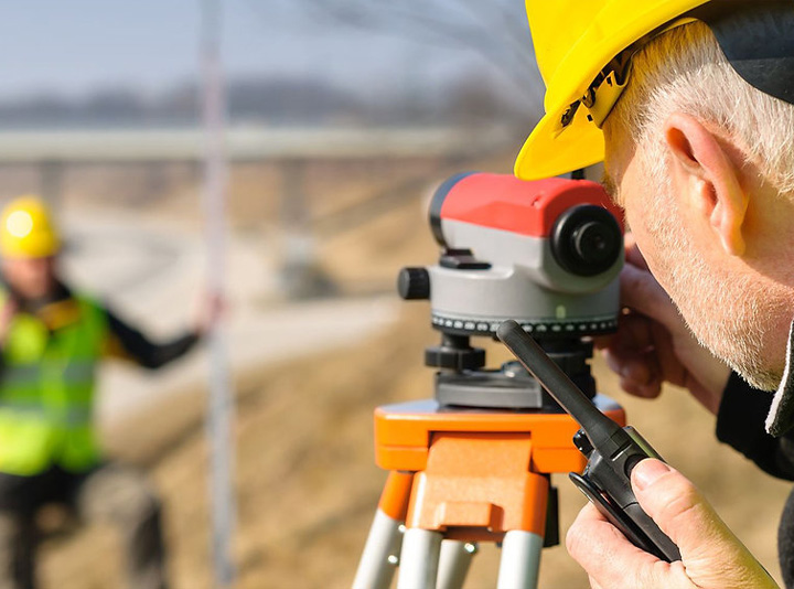 Surveying for land development